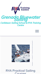 Mobile Screenshot of grenadabluewatersailing.com