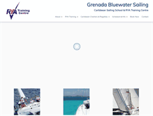 Tablet Screenshot of grenadabluewatersailing.com